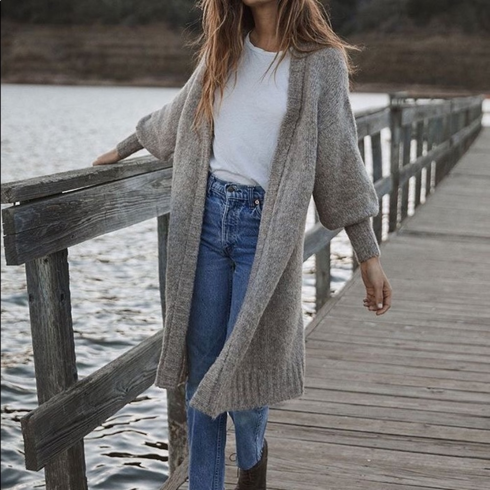 Christy Dawn Frankie cardigan Grey knit